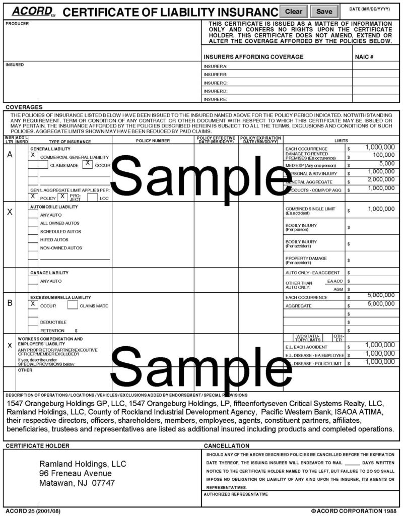 Certificate Sample